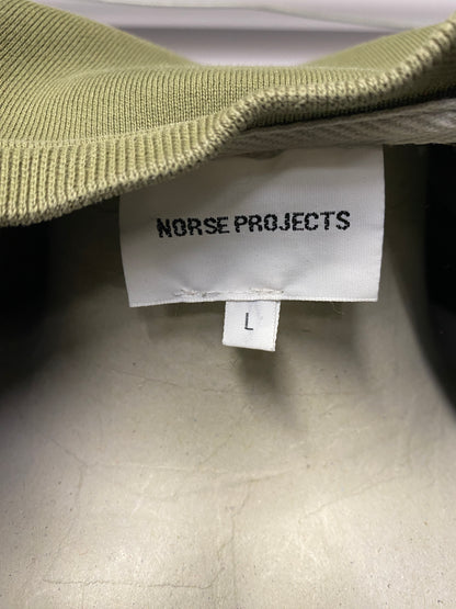 Norse Projects Khaki Cotton Sweater Large