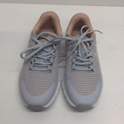 Under Armour Grey & Peach Pink Charged Trainers Size 5 UK