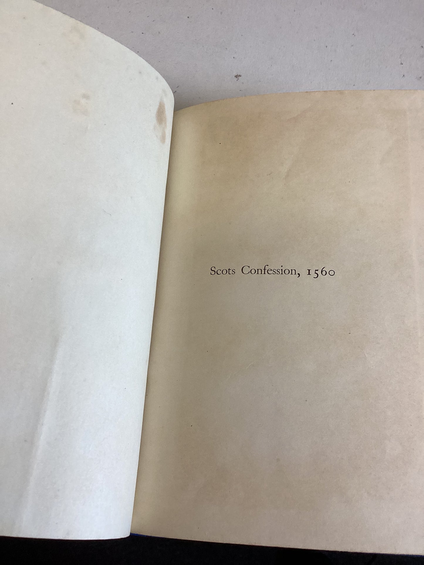 Scots Confession 1560 and Negative Confession 1581 With Introduction Professor G D Henderson