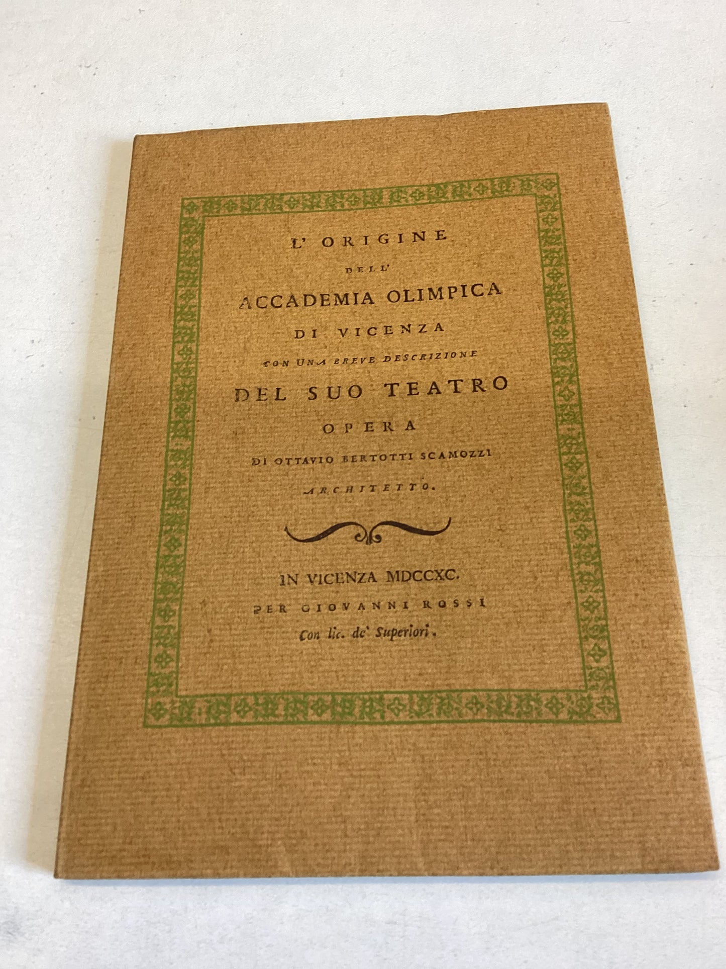 L'Origine Accademia Olimpica Di Vicenza Del Suo Teatro Opera