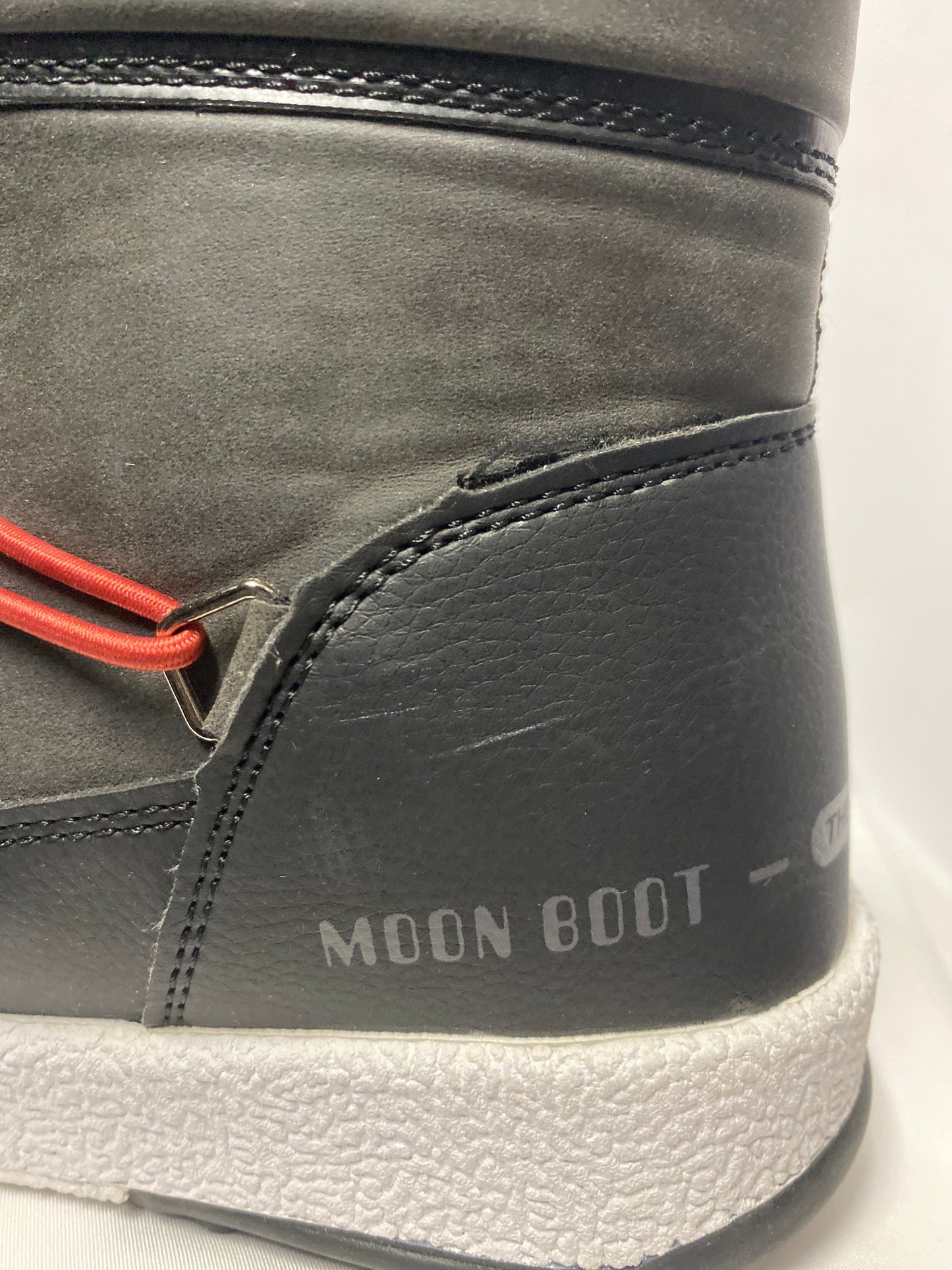 Moon Boot Junior Black and Grey Waterproof Snow Boot 4