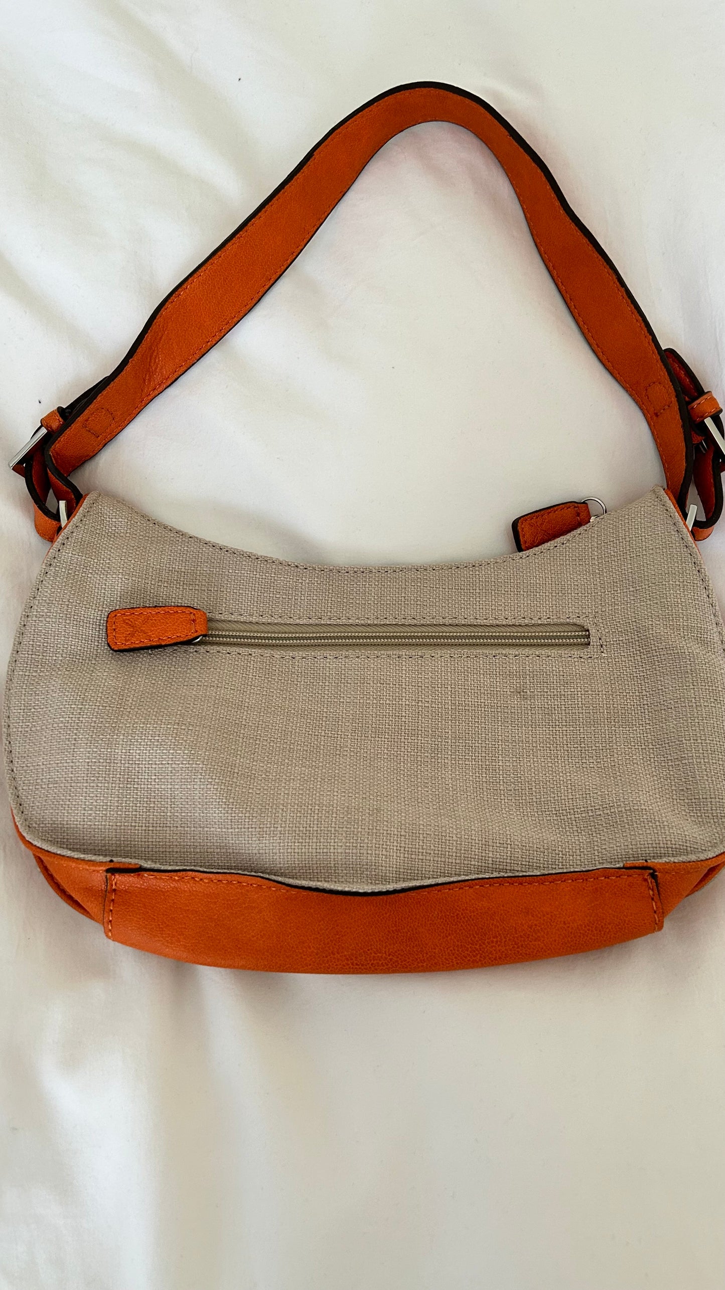 Fiorelli  Orange/ straw Summer Handbag