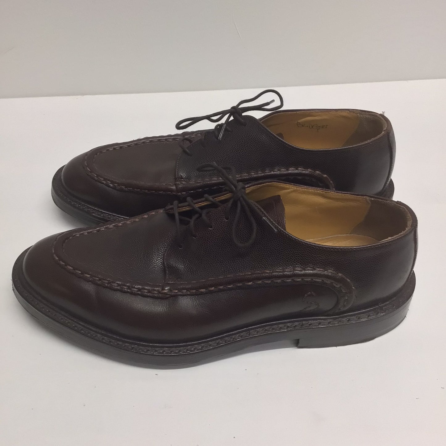 Oliver Sweeney Brown Leather Brogues Shoes Size 8