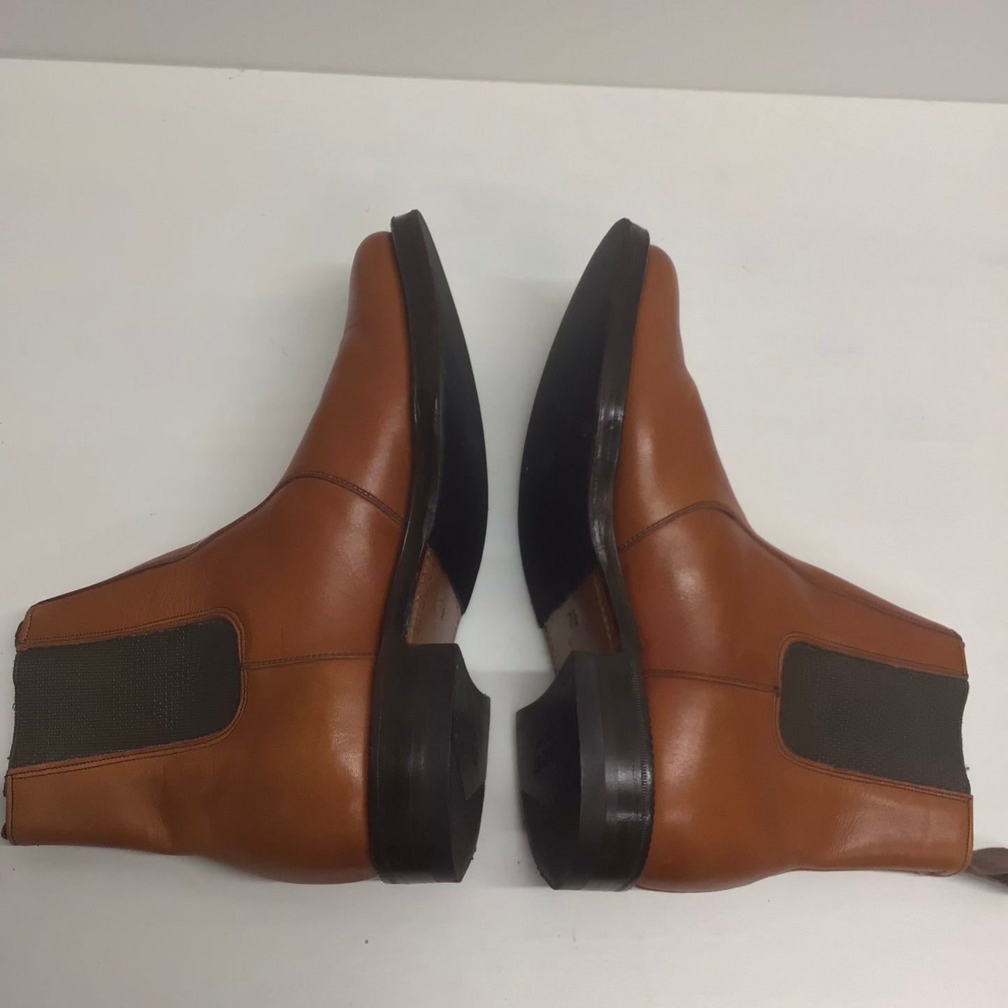 Cheaney Tan Brown Ankle Chelsea Boots Size 7.5