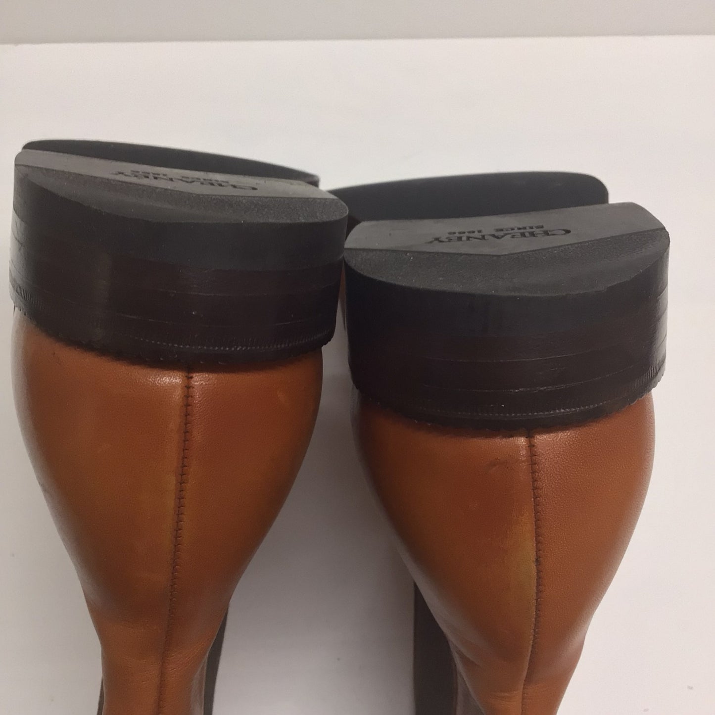 Cheaney Tan Brown Ankle Chelsea Boots Size 7.5