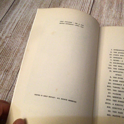Africa View by Julian Huxley (1931, Chatto & Windus)
