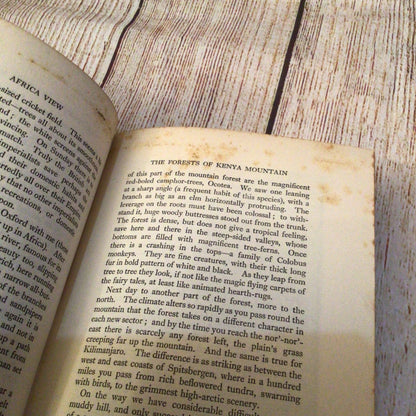 Africa View by Julian Huxley (1931, Chatto & Windus)