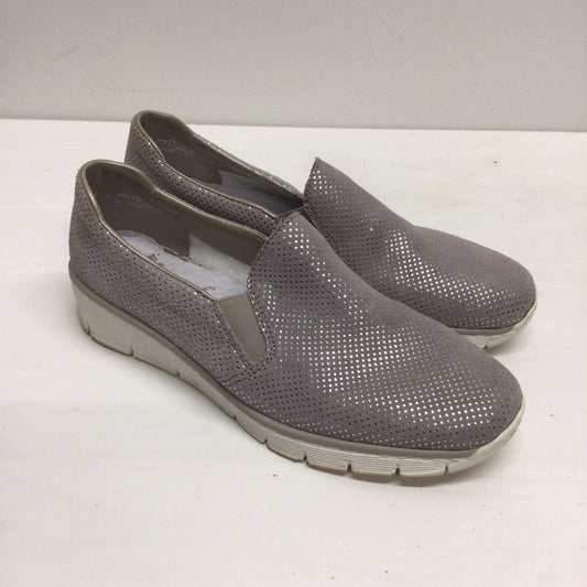 Rieker Grey Slip On Loafers Shoes Size EU 39 (UK 6)