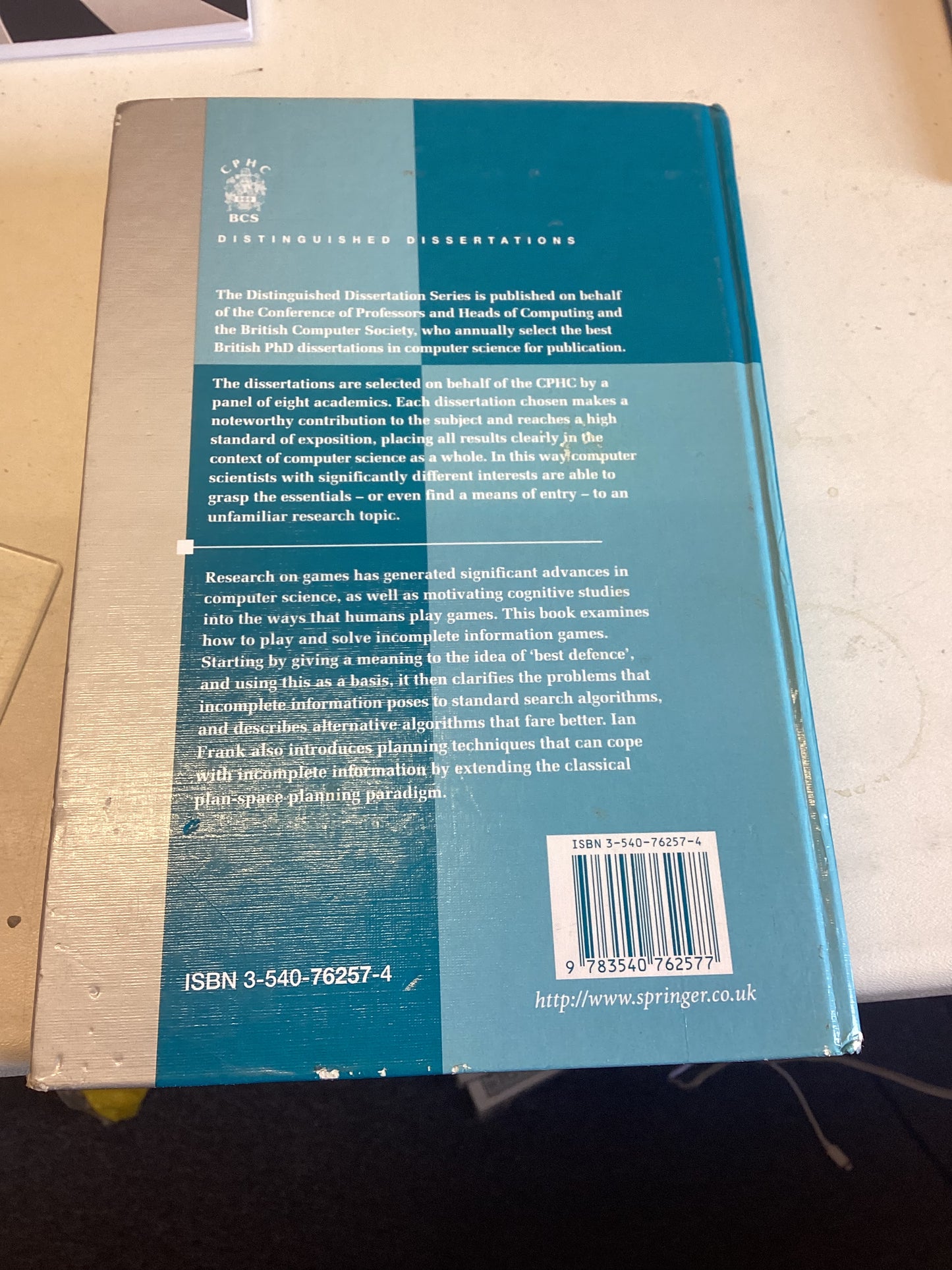 Search and Planning Under Incomplete Information A Study Using Bridge Card Play Ian Frank