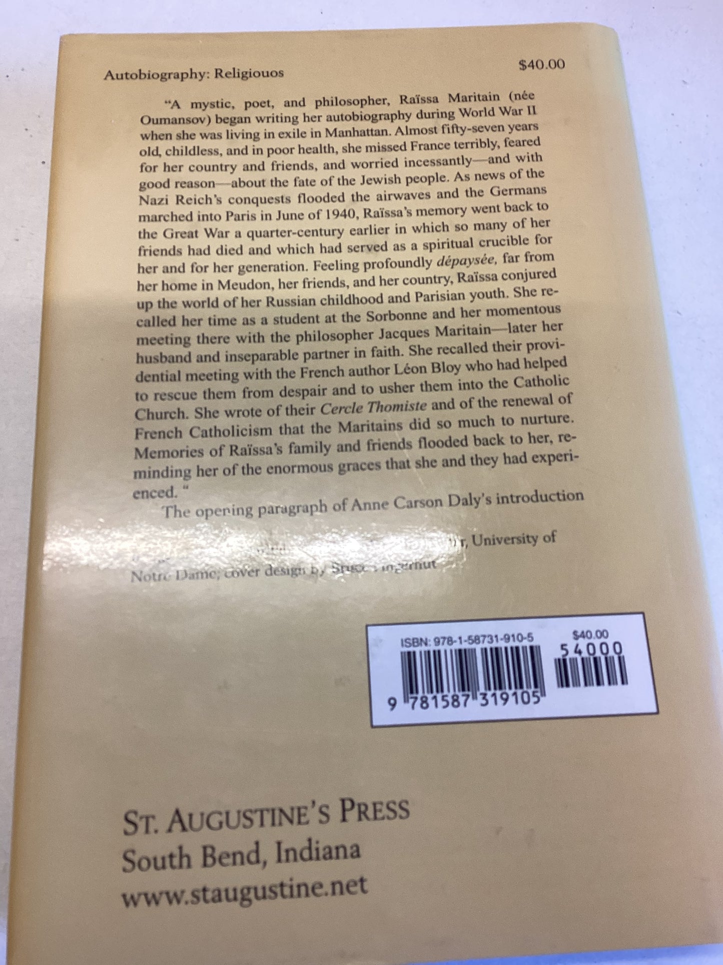 We Have Been Friends Together & Adventures In Grace Raissa Maritain