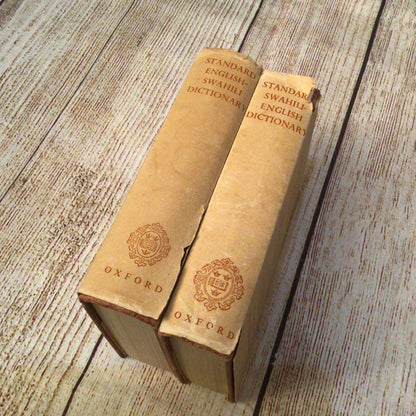 A Standard English-Swahili/Swahili-English Dictionary (1963-65) [2 books]
