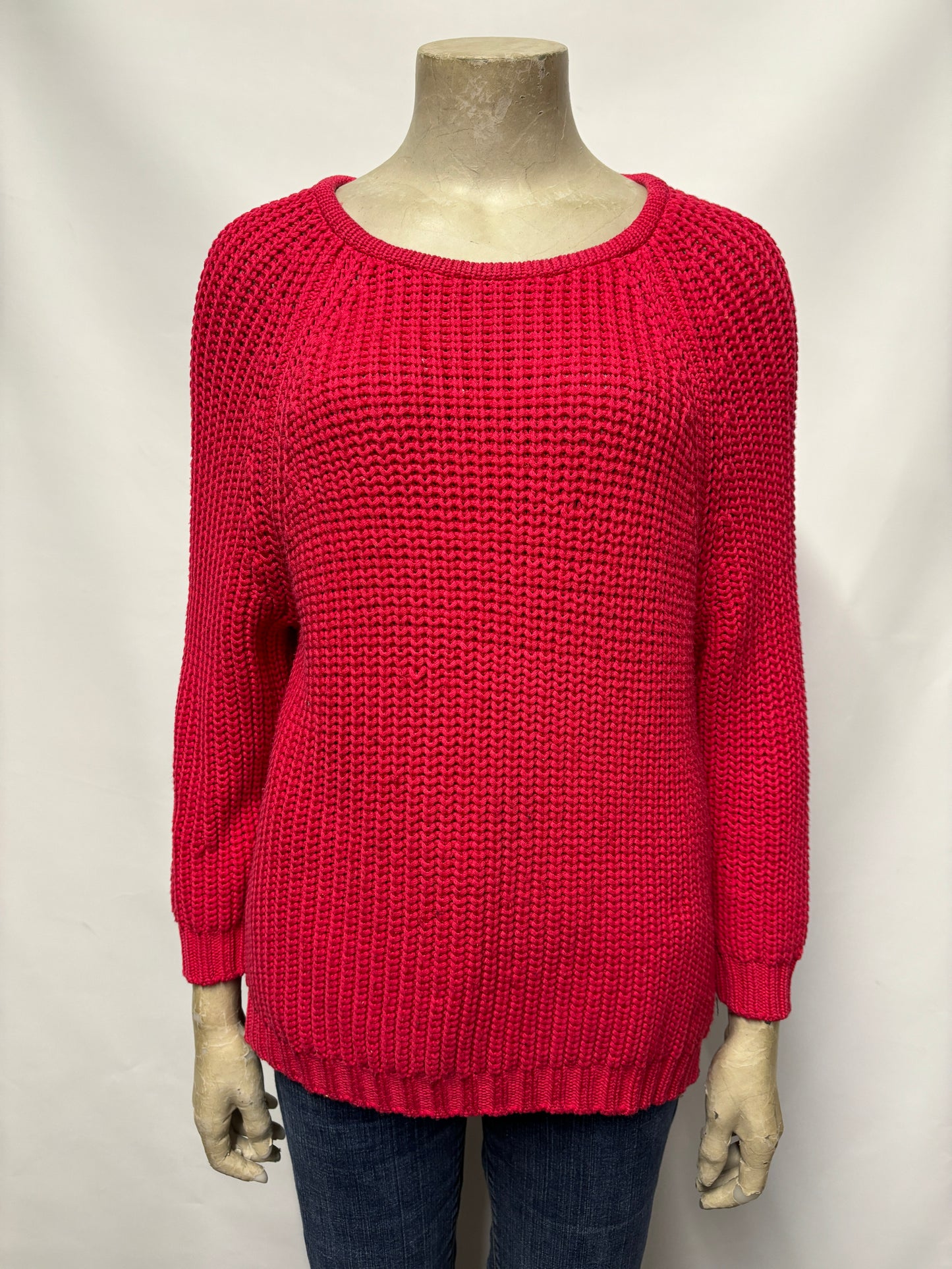 Toast Pink Cotton Blend Knitted Jumper 8