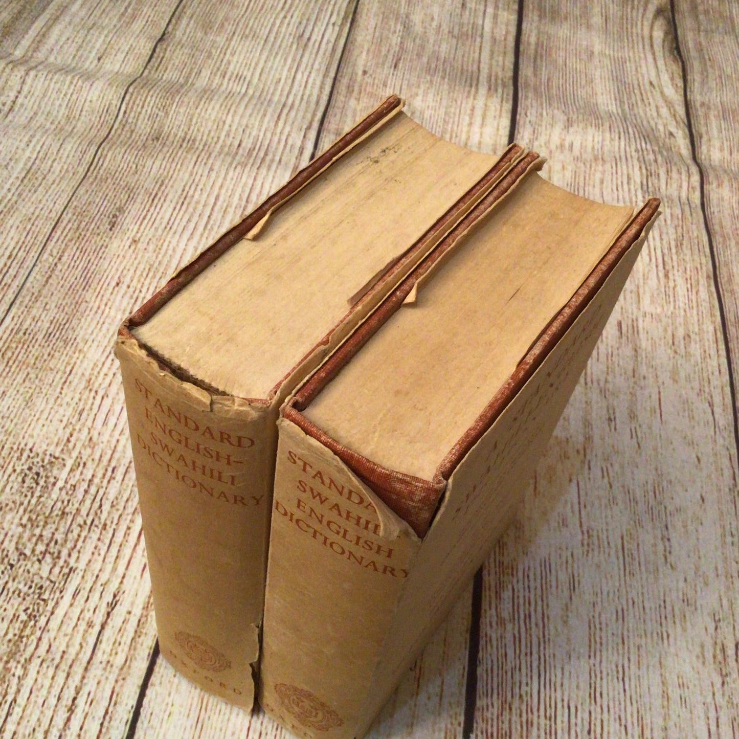 A Standard English-Swahili/Swahili-English Dictionary (1963-65) [2 books]