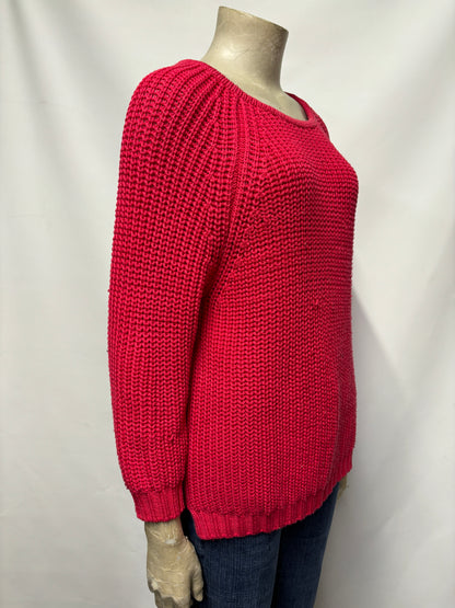 Toast Pink Cotton Blend Knitted Jumper 8