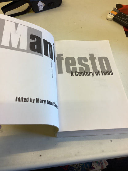 Manifesto A Century of Isms Mary Ann Caws