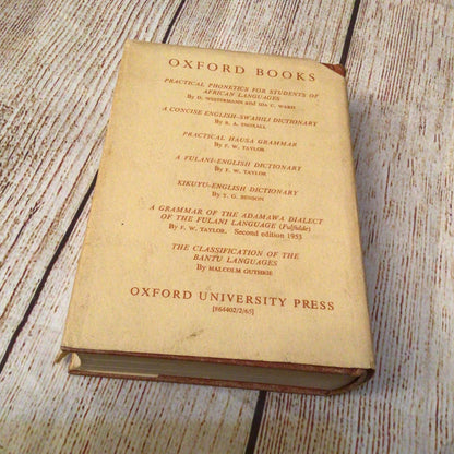 A Standard English-Swahili/Swahili-English Dictionary (1963-65) [2 books]