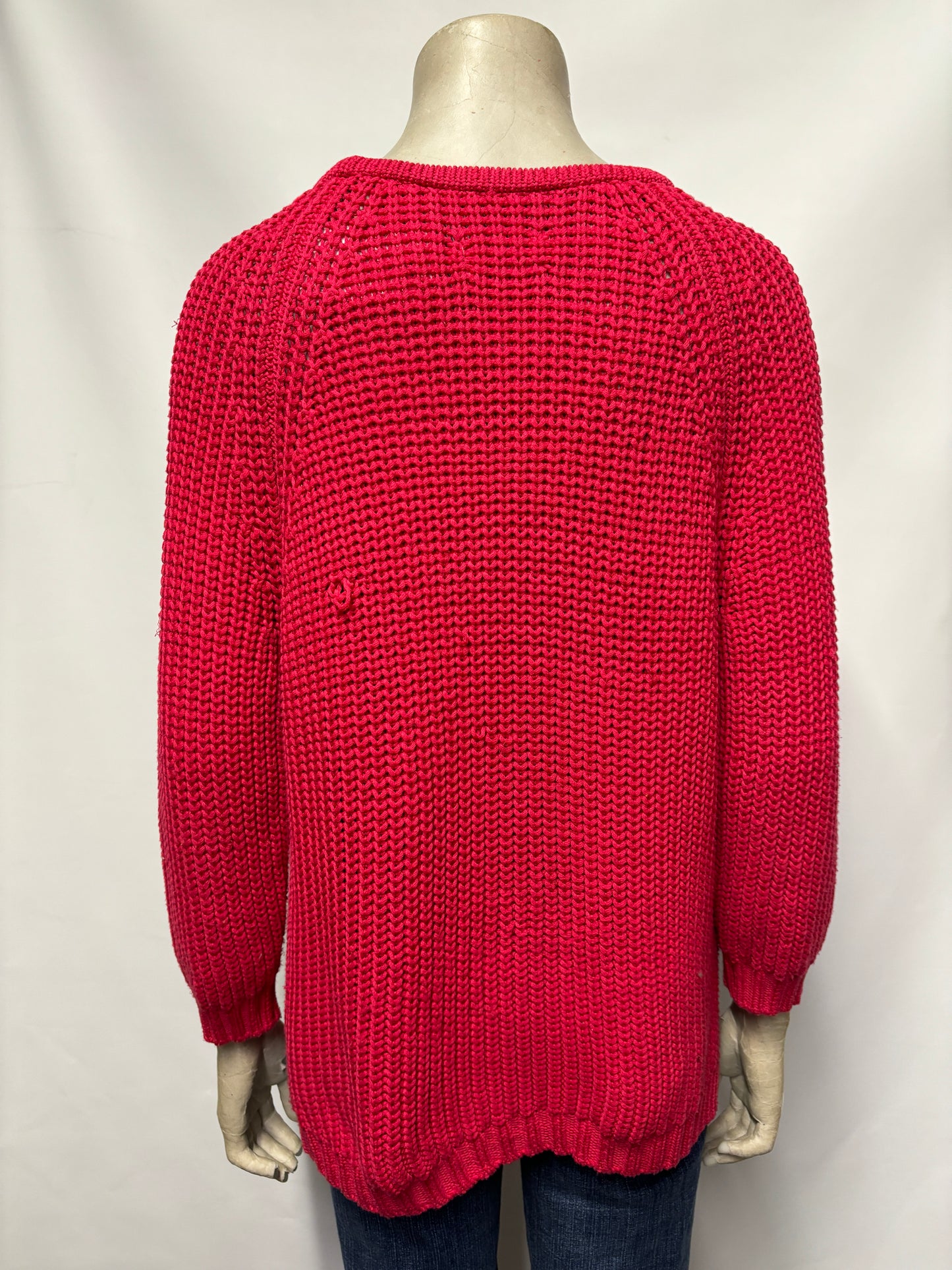 Toast Pink Cotton Blend Knitted Jumper 8