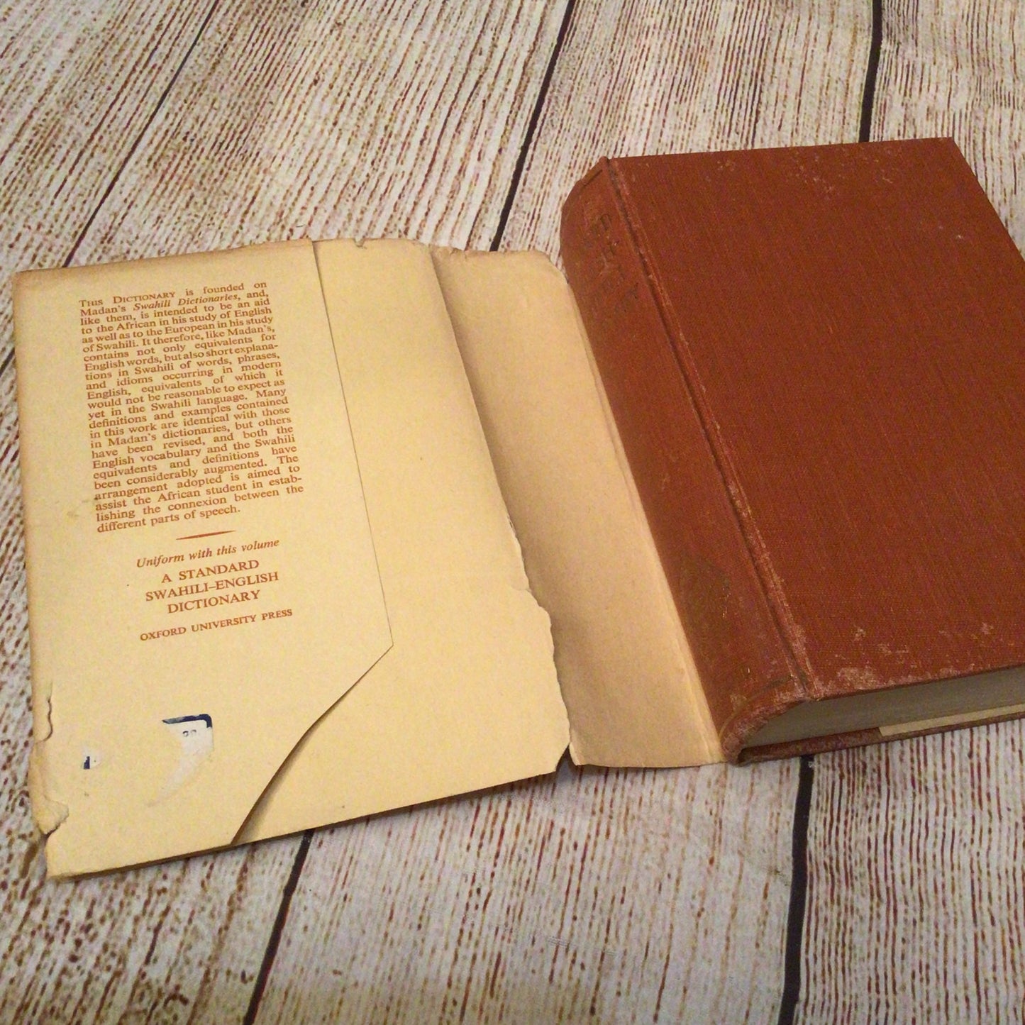 A Standard English-Swahili/Swahili-English Dictionary (1963-65) [2 books]