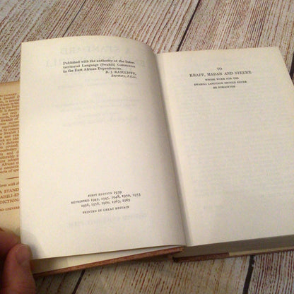 A Standard English-Swahili/Swahili-English Dictionary (1963-65) [2 books]