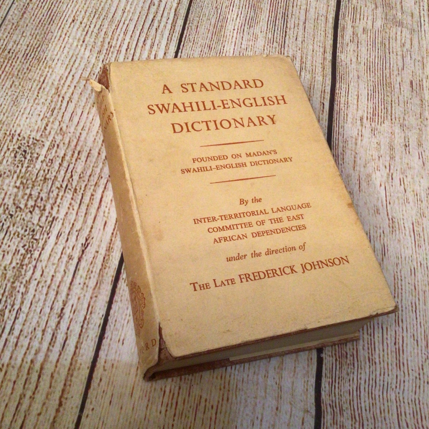 A Standard English-Swahili/Swahili-English Dictionary (1963-65) [2 books]