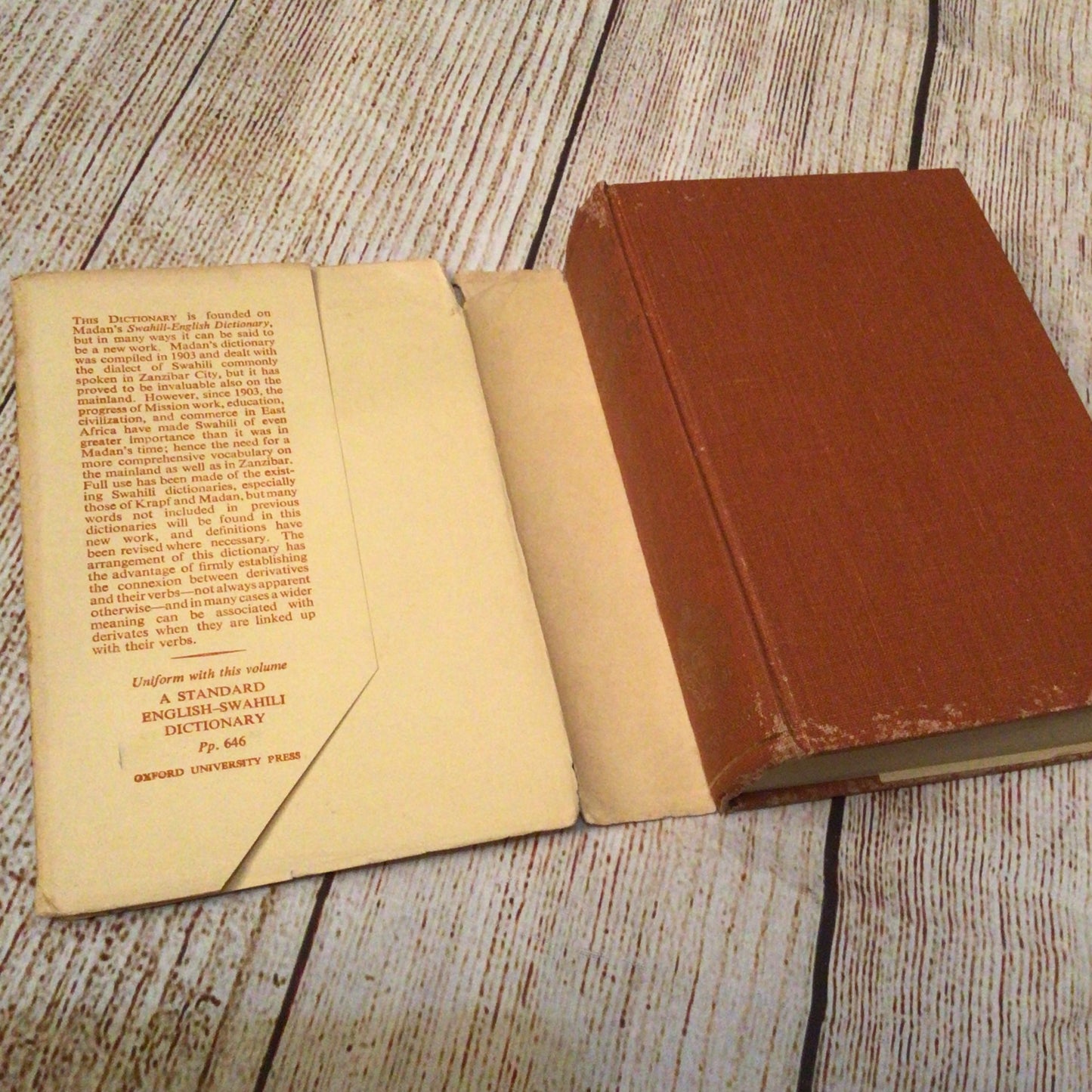 A Standard English-Swahili/Swahili-English Dictionary (1963-65) [2 books]