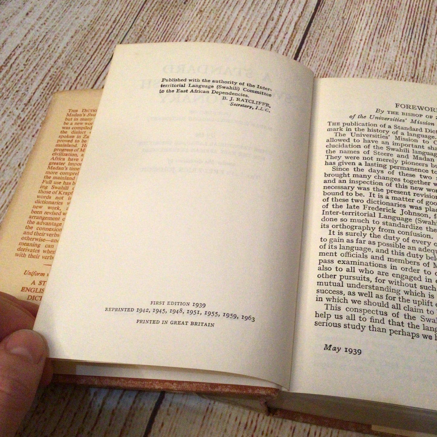 A Standard English-Swahili/Swahili-English Dictionary (1963-65) [2 books]
