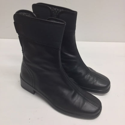 BNIB Gabor Black Edna High Ankle Zip Up Boots Size 6 UK