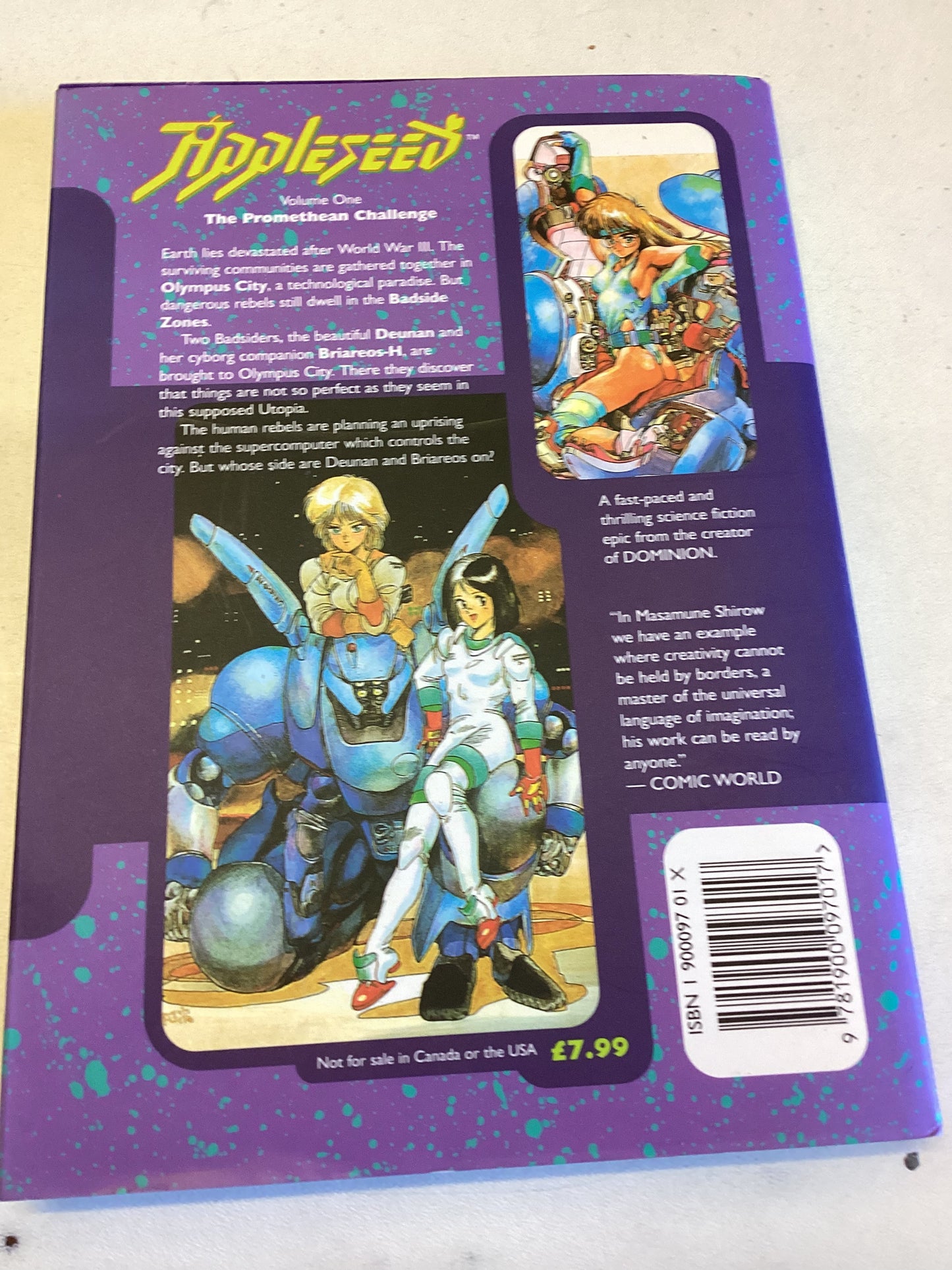 Appleseed Volume One  The Promethean Challenge Masamune Shirow