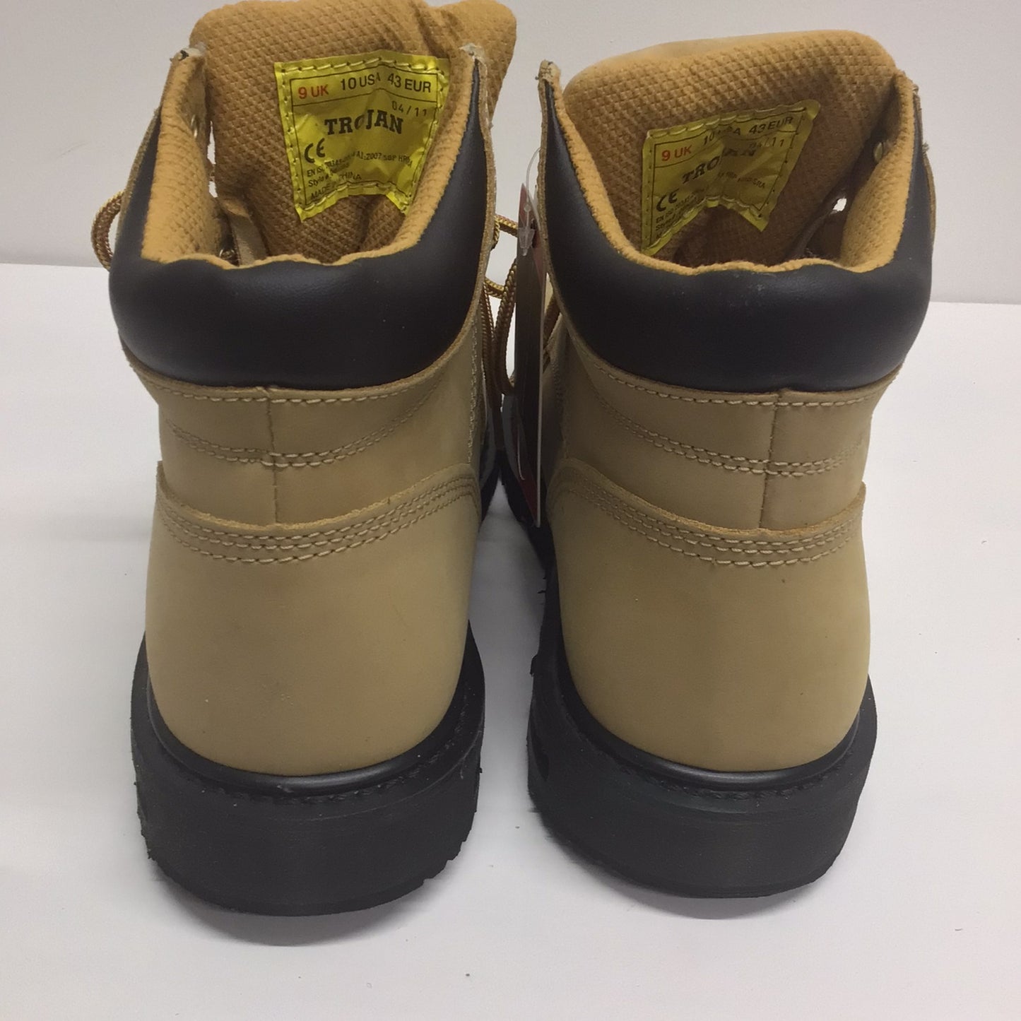 BNIB Trojan K95 Beige Goodyear Welted Safety Boots Size 9 UK