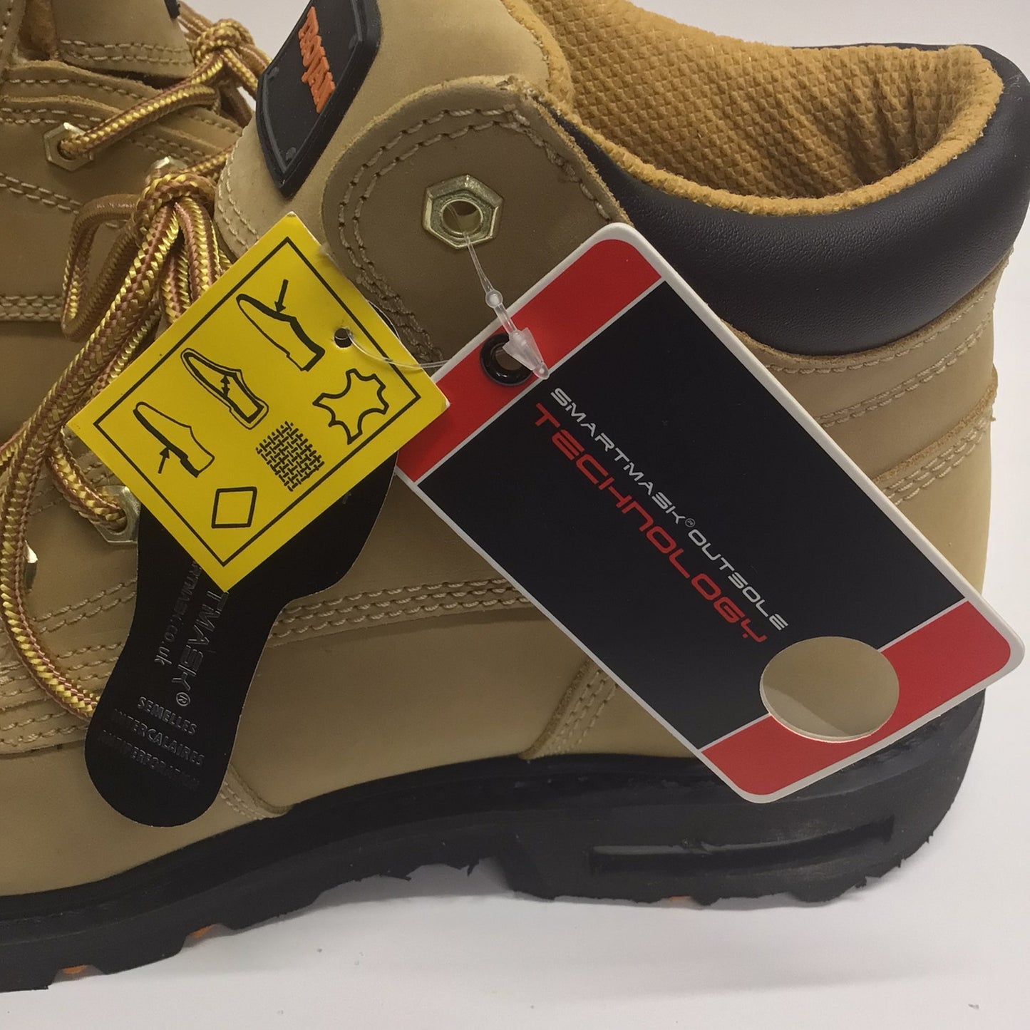 BNIB Trojan K95 Beige Goodyear Welted Safety Boots Size 9 UK