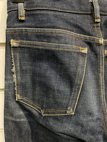 A.P.C Petit Standard Straight Leg Blue Denim Jeans Size 25