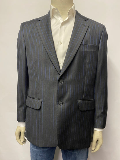 Susannah Hall Bespoke Navy Pinstripe Blazer