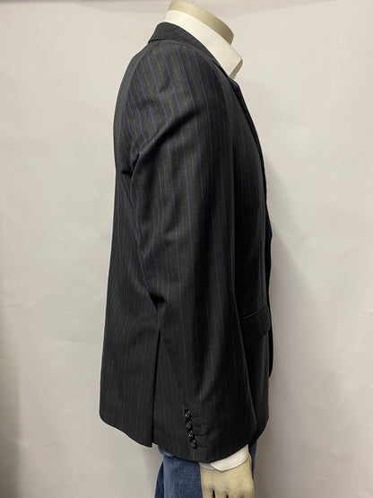 Susannah Hall Bespoke Navy Pinstripe Blazer