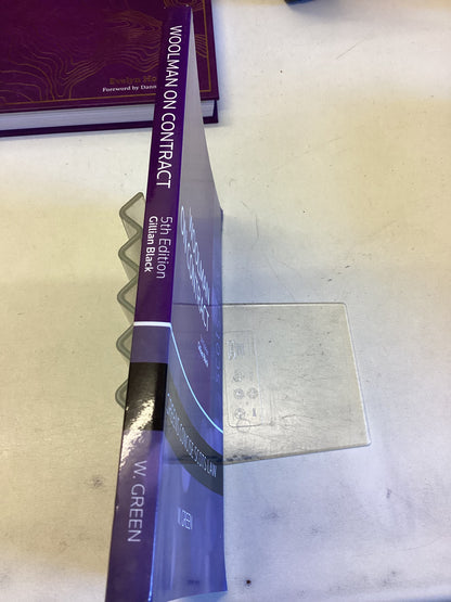 Woolman On Contract 5th Edition Greens Concise Scots Law Gillian Black