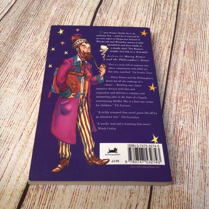 Harry Potter & the Philosopher's Stone by JK Rowling (1997, Paperback) 37th print