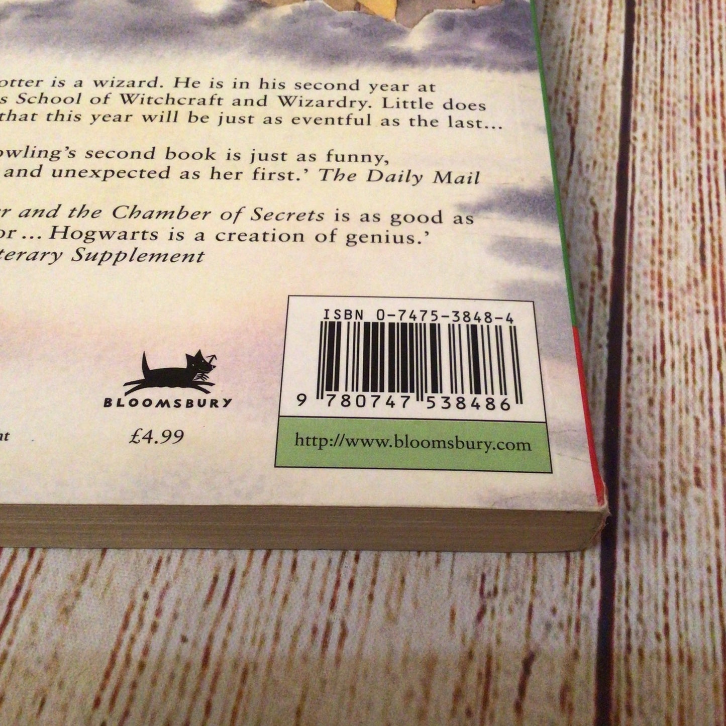 Harry Potter & the Chamber of Secrets by JK Rowling (1998, Paperback) 18th print
