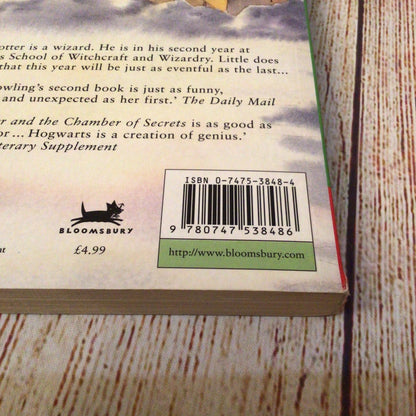 Harry Potter & the Chamber of Secrets by JK Rowling (1998, Paperback) 18th print