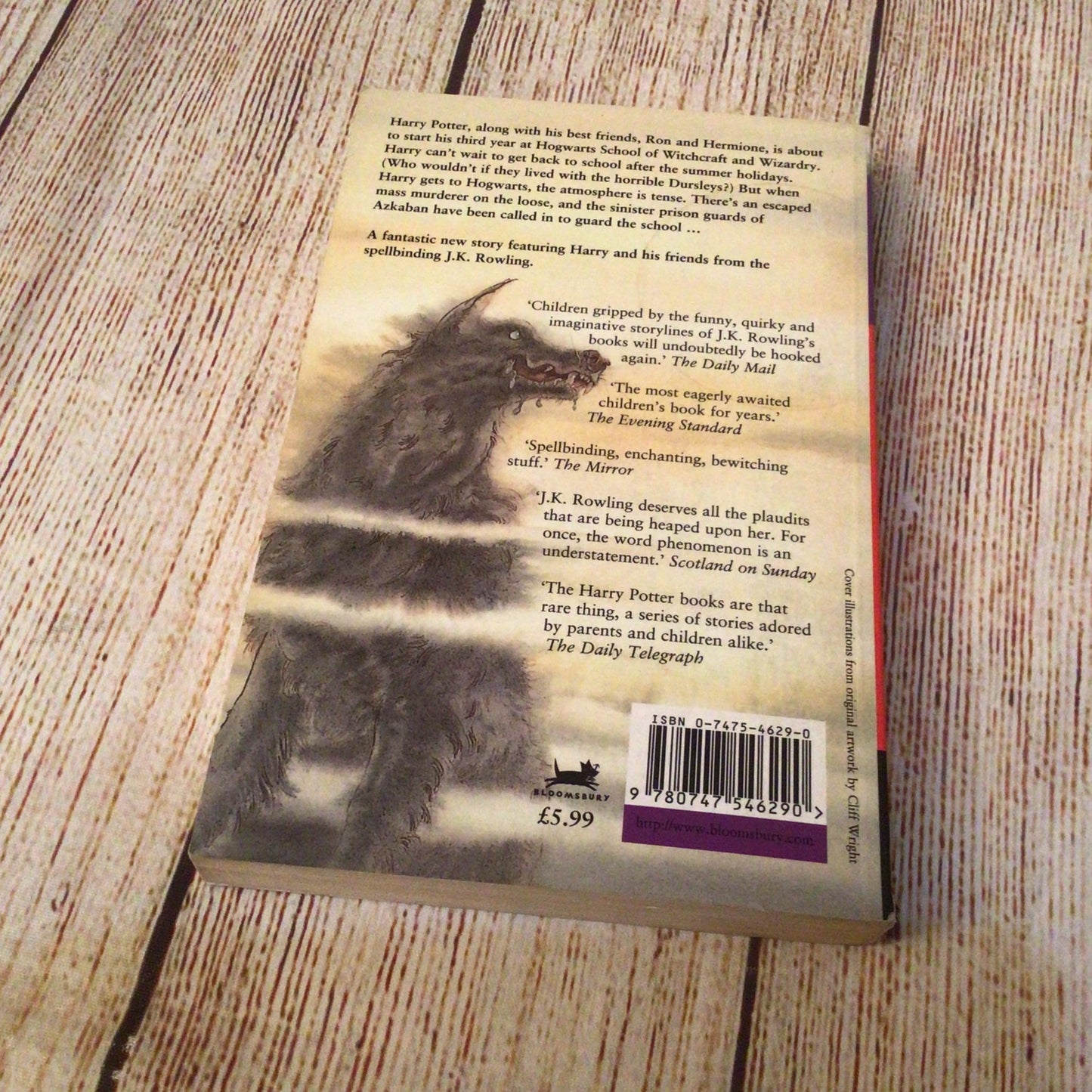 Harry Potter & the Prisoner of Azkaban by JK Rowling (1999, Paperback) 1st Printing