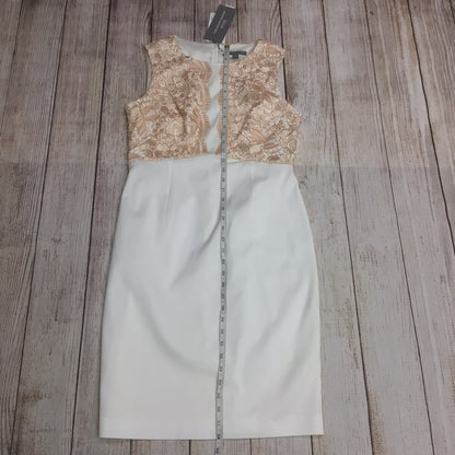 BNWT Fenn Wright Manson Cream Crochet Lace Top Dress Size 12 Petite