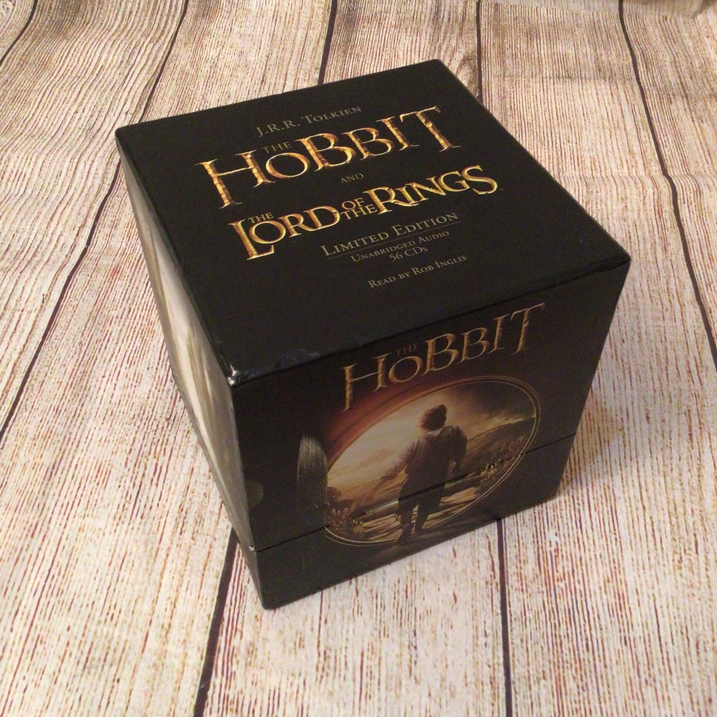 The Hobbit and Lord of the Rings, Unabridged Audio, Ltd Edition, 56 CDs