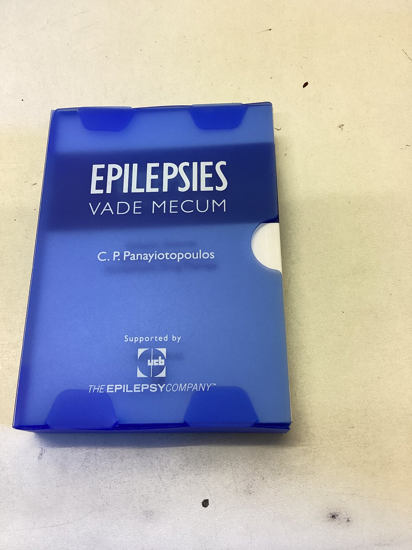 Epileptic Syndromes Epileptic Seizures Antiepileptic Drug Therapy Epilepsies Vade Mecum C P Panayiotopoulos