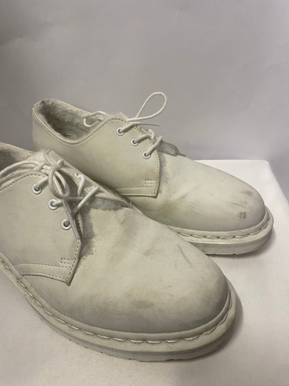 Dr Martens Mono White Smooth Leather Oxford 6