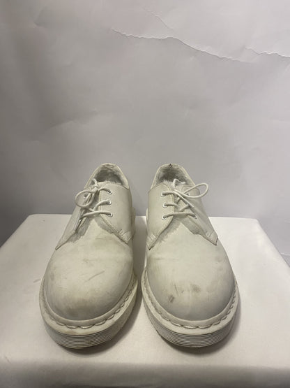 Dr Martens Mono White Smooth Leather Oxford 6