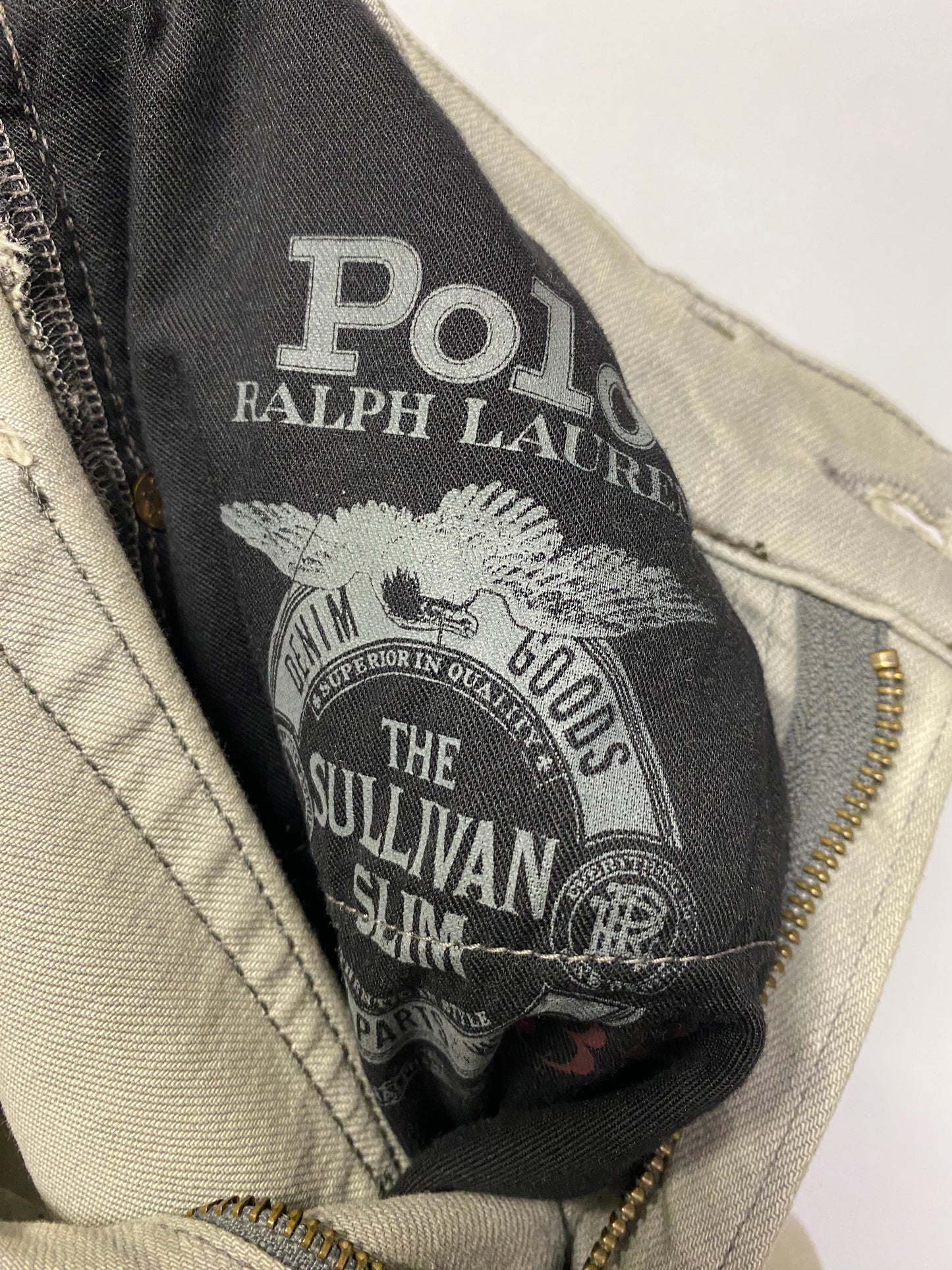 Polo Grey Stone Washed Sullivan Slim Jeans 29