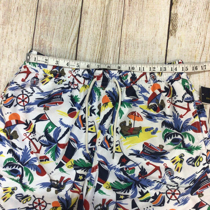 BNWT Polo Ralph Lauren Multi Print Traveler Swimming Trunks Shorts Size L