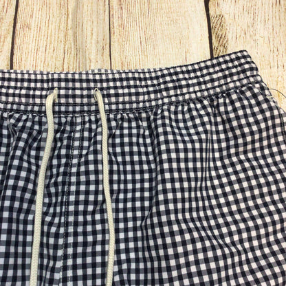 BNWT Polo Ralph Lauren Blue Gingham Traveler Swimming Trunks Shorts Size L