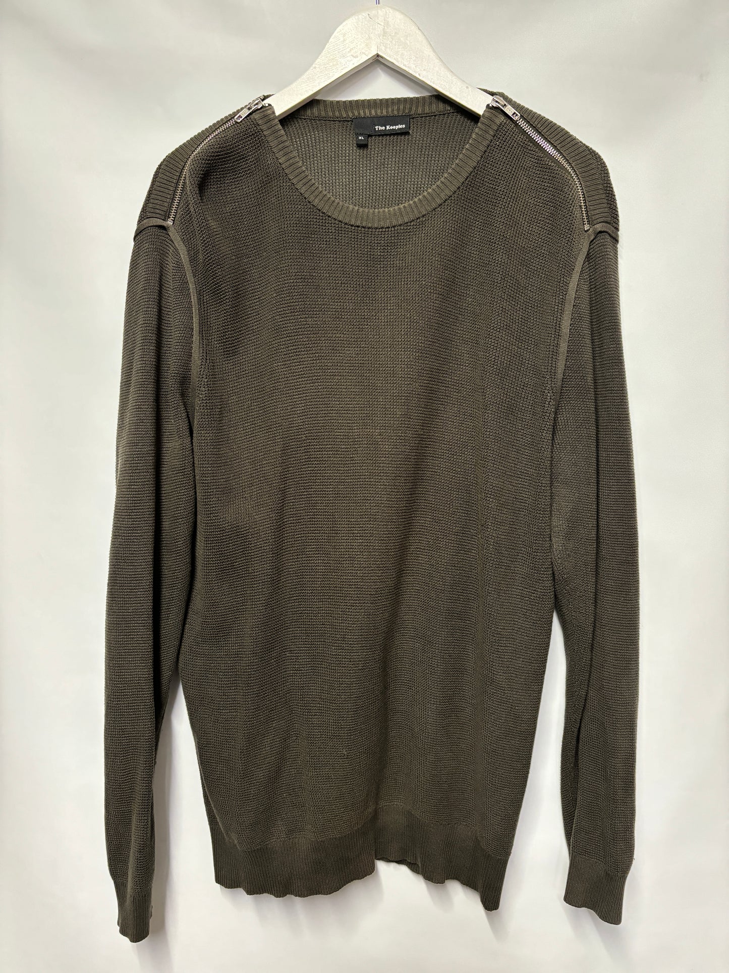 The Kooples Green Long Sleeve Jumper XL