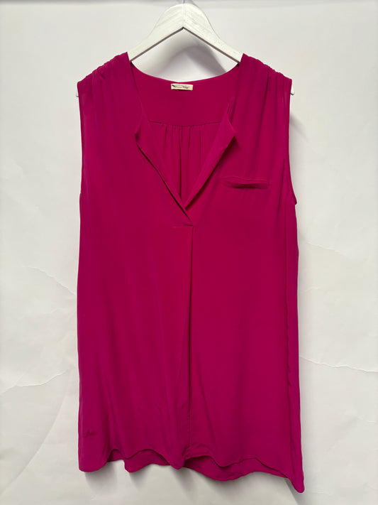 American Vintage Fuchsia Pink Silk Dress M