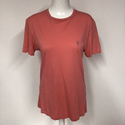 BNWT AllSaints Sorbet Pink Tonic Short Sleeve Crew T Shirt Size S