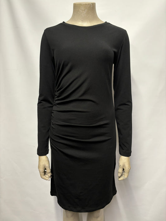 Hush Black Cotton Jersey Mini Judy Dress 10 BNWT